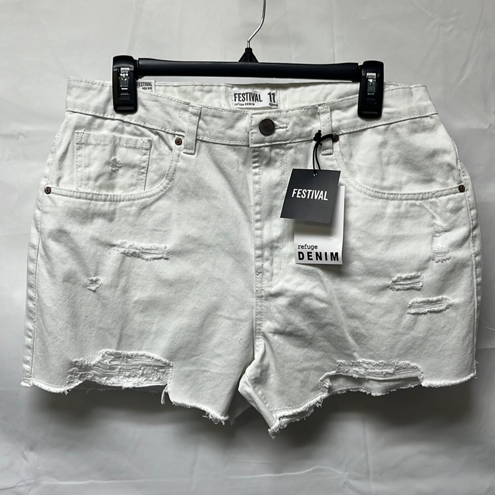 REFUGE High Rise Shorts. - Picture 1 of 3